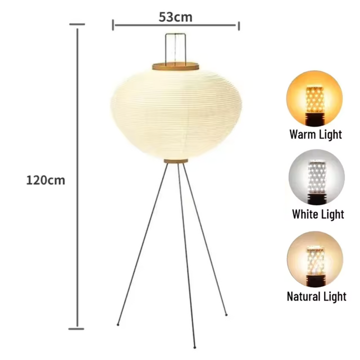 Classic Akari Rice Paper Floor Lamp