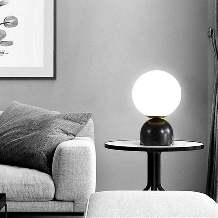 Contemporary Marble Living Room Table Lamp