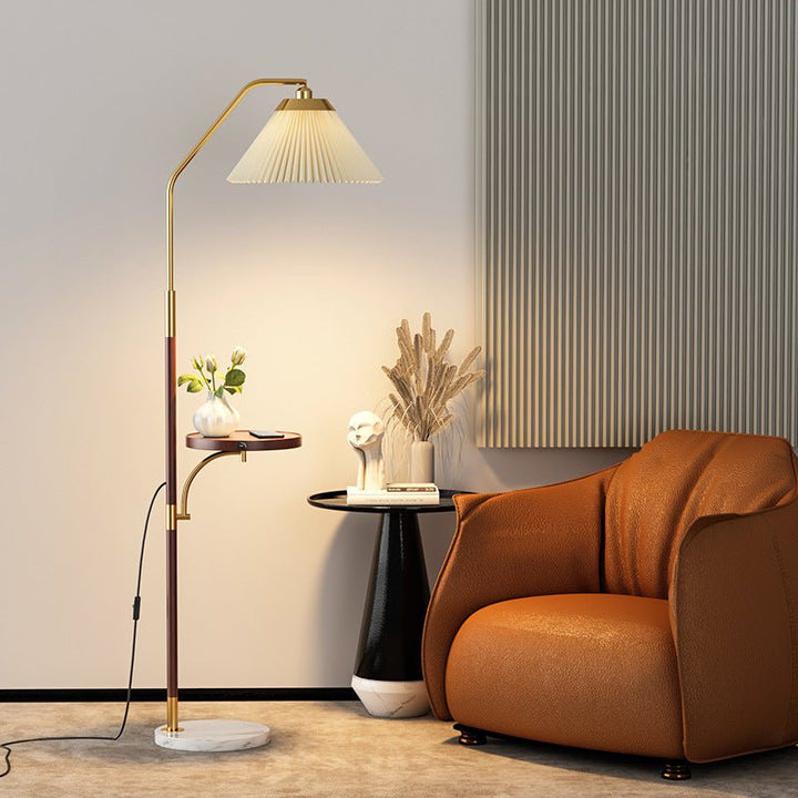 Muji Style Floor Lamp – Minimalist Elegance with Optional Side Table for Warm Ambient Lighting