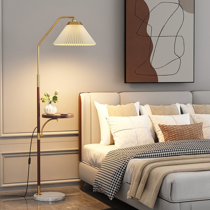 Muji Style Floor Lamp – Minimalist Elegance with Optional Side Table for Warm Ambient Lighting