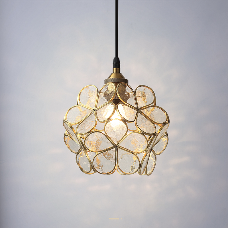 Glass Petal Pendant Light - Nordic Style