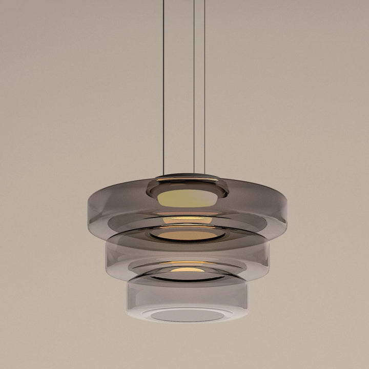 Glass Pendant Lighting In Bauhaus Style