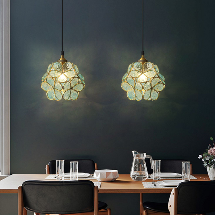 Glass Petal Pendant Light - Nordic Style