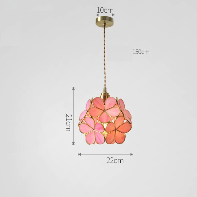 Glass Petal Pendant Light - Nordic Style