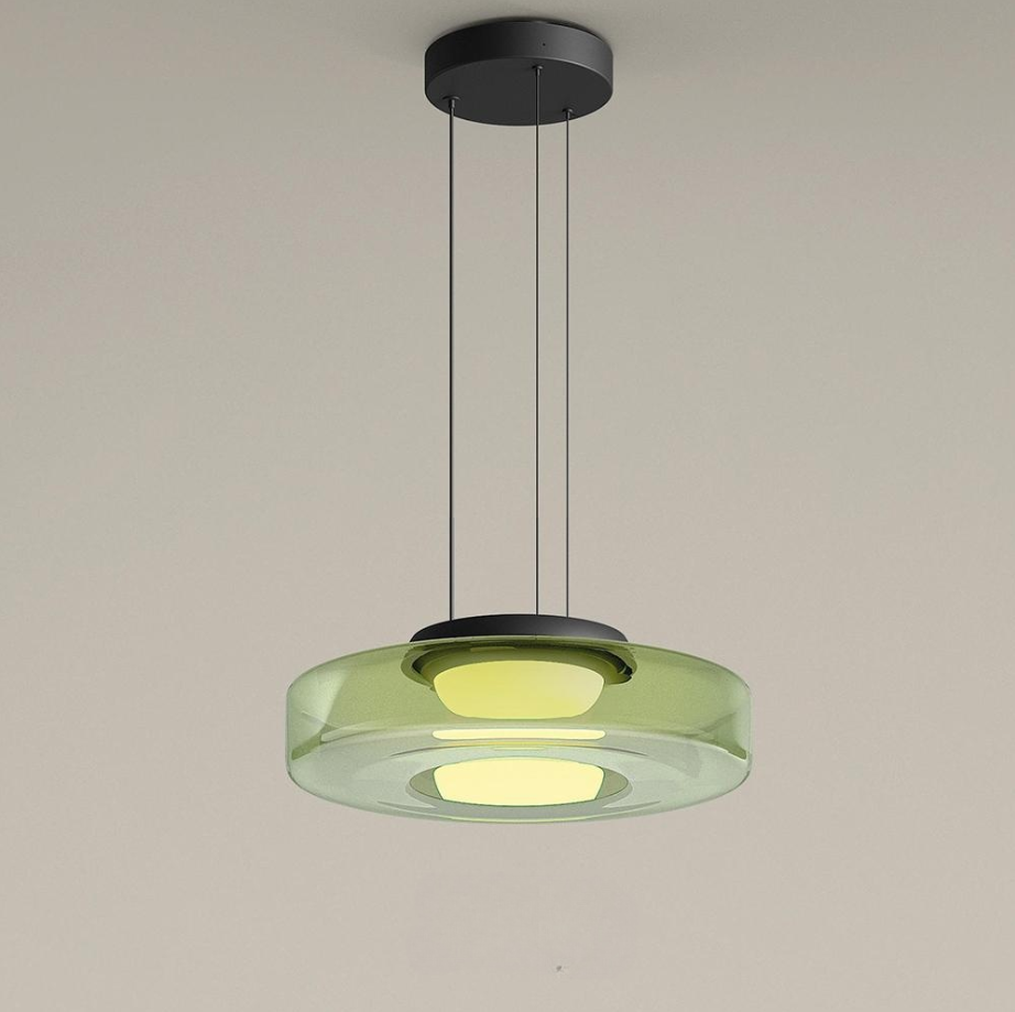 Glass Pendant Lighting In Bauhaus Style