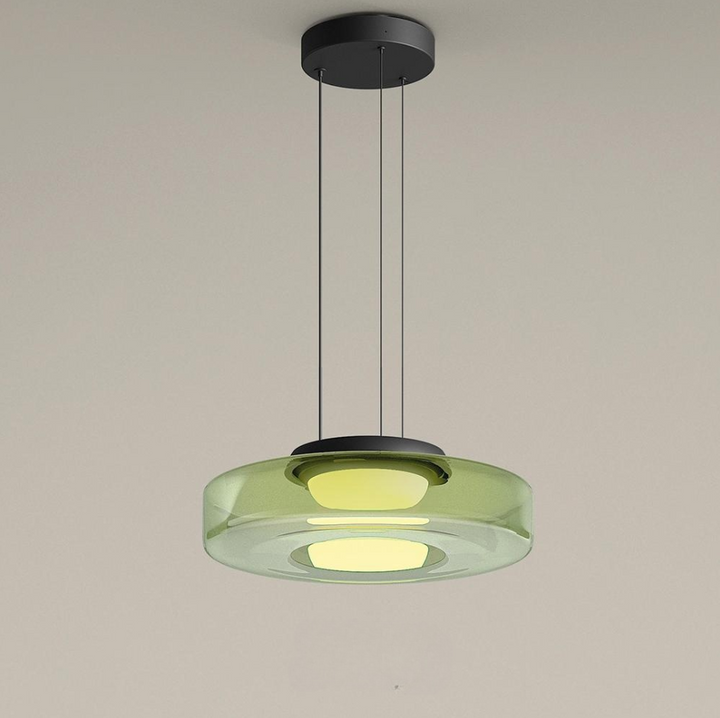 Glass Pendant Lighting In Bauhaus Style