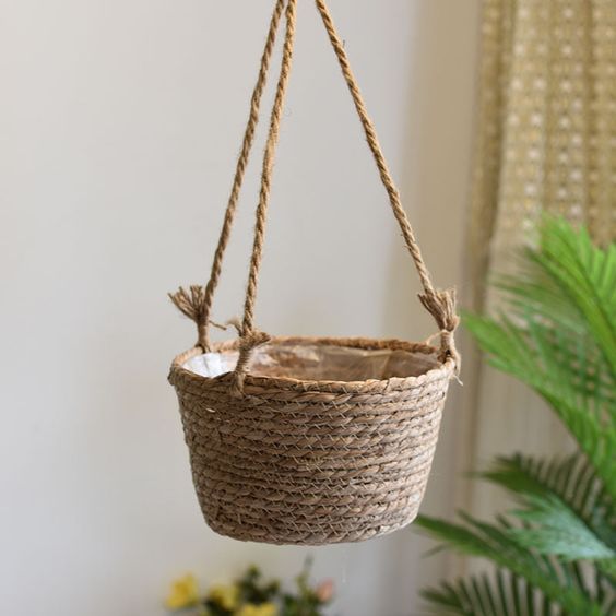 SwingScape | Minimalist and Elegant Woven Plant Holder