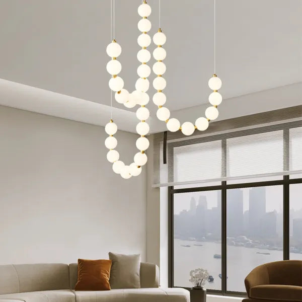 Luxury White Necklace Chandelier