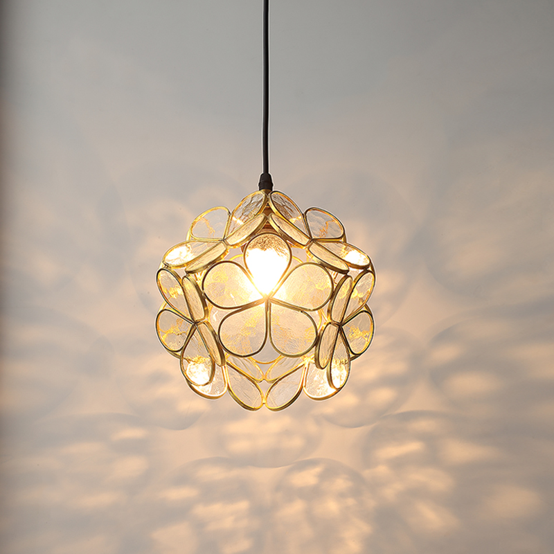 Glass Petal Pendant Light - Nordic Style