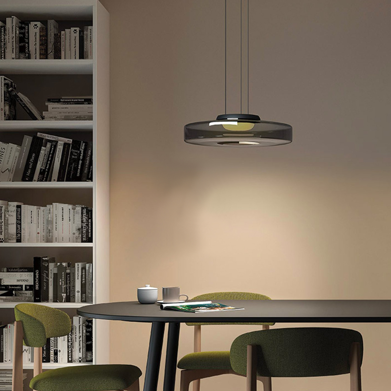 Glass Pendant Lighting In Bauhaus Style