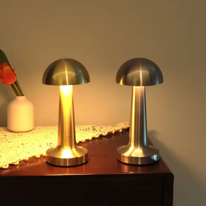 LunaGlow | Vintage & Elegant Mushroom Table Lamp