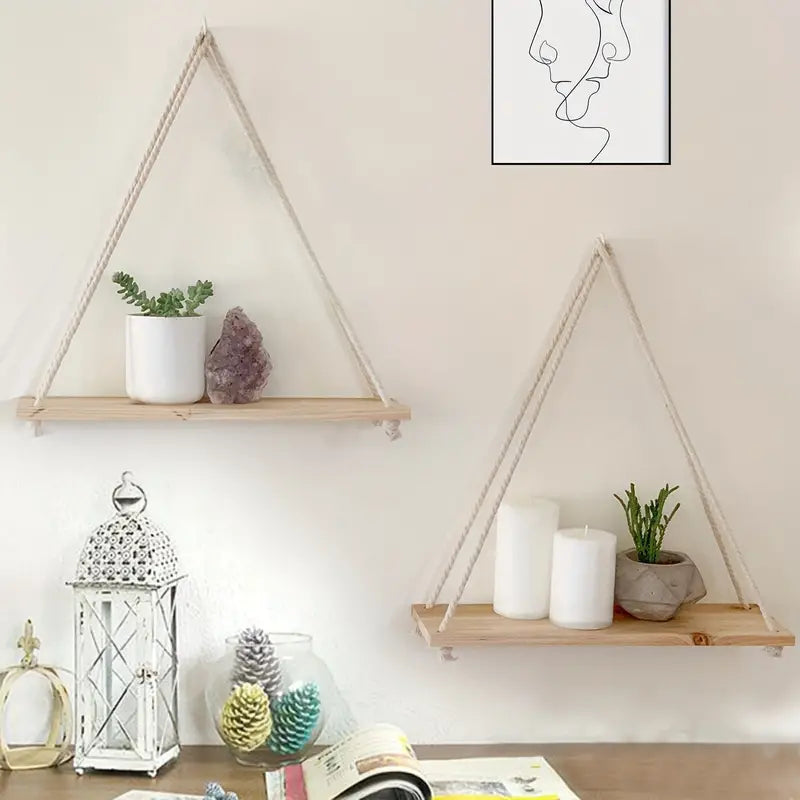 SwingRope | Minimalist & Luxury Hanging Plant Shelf