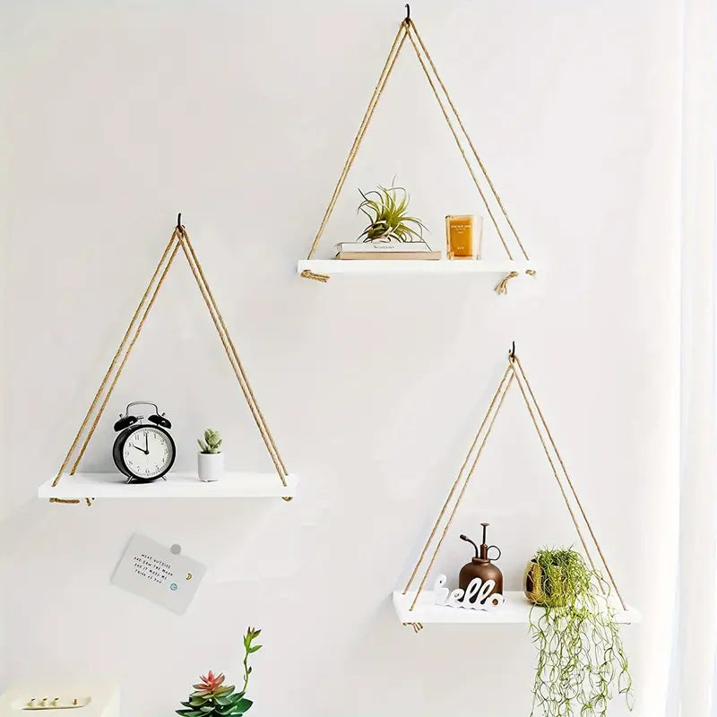 SwingRope | Minimalist & Luxury Hanging Plant Shelf