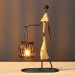 ZenithAura | Retro & Elegant Man Candle Holder