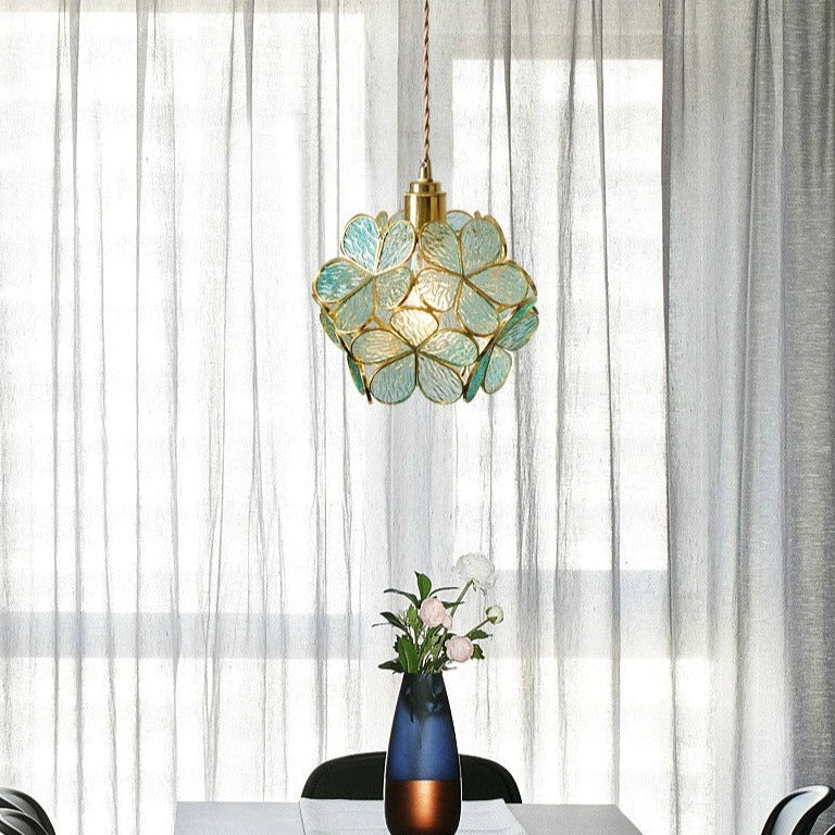 Glass Petal Pendant Light - Nordic Style