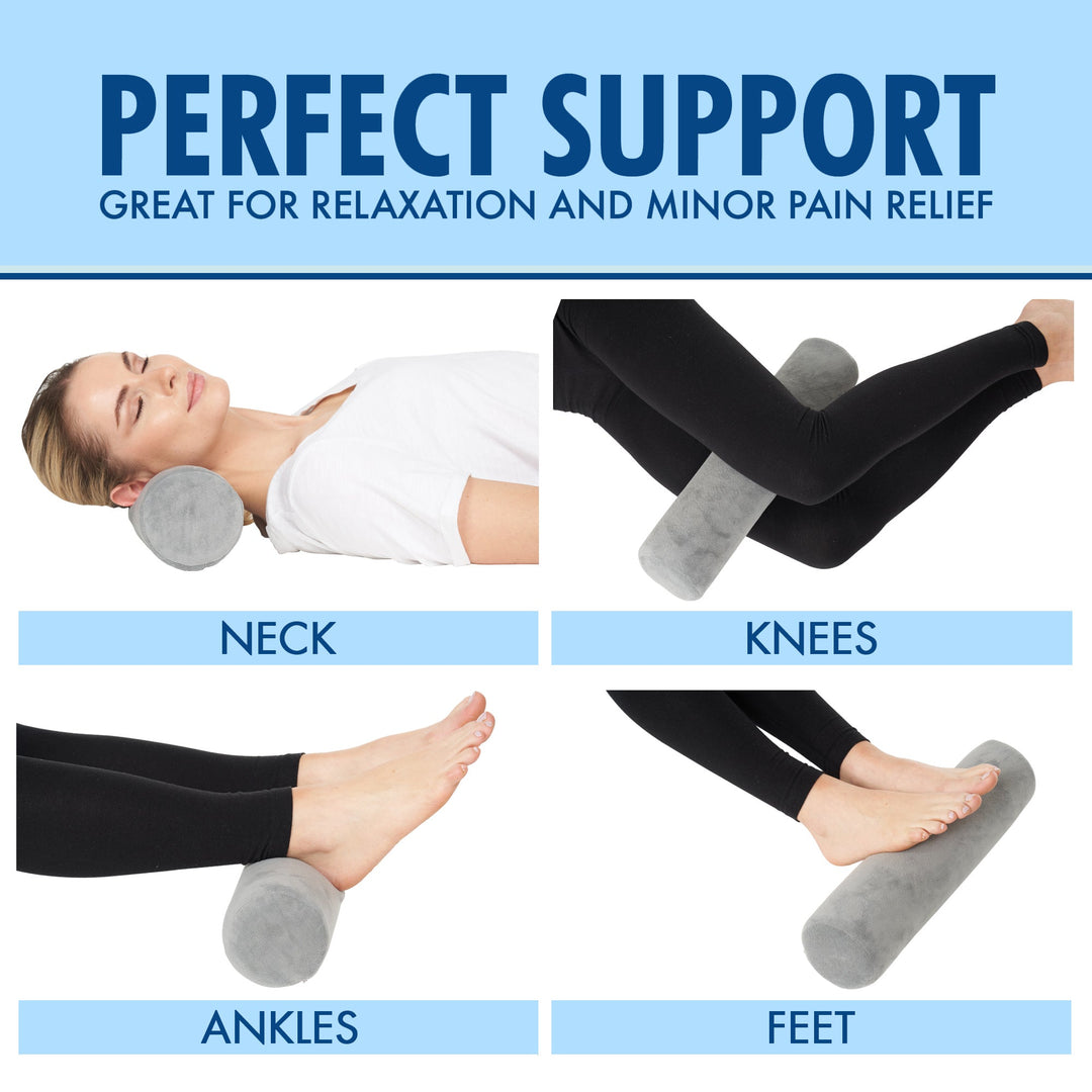 Cervical Neck Roll Memory Foam Pillow- Solorfit