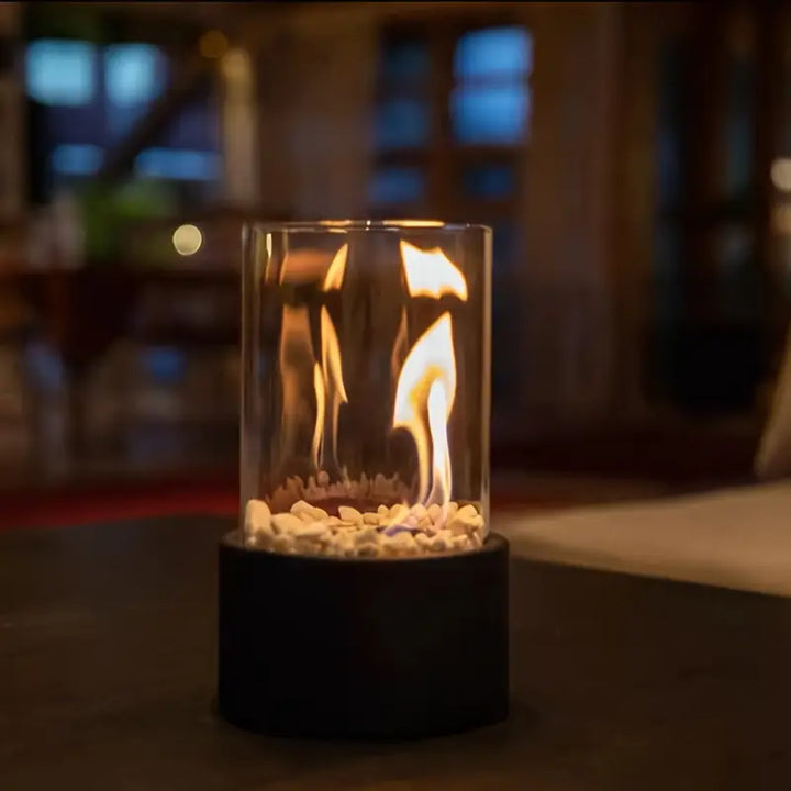 BlazeAura | Compact Glass Fireplace