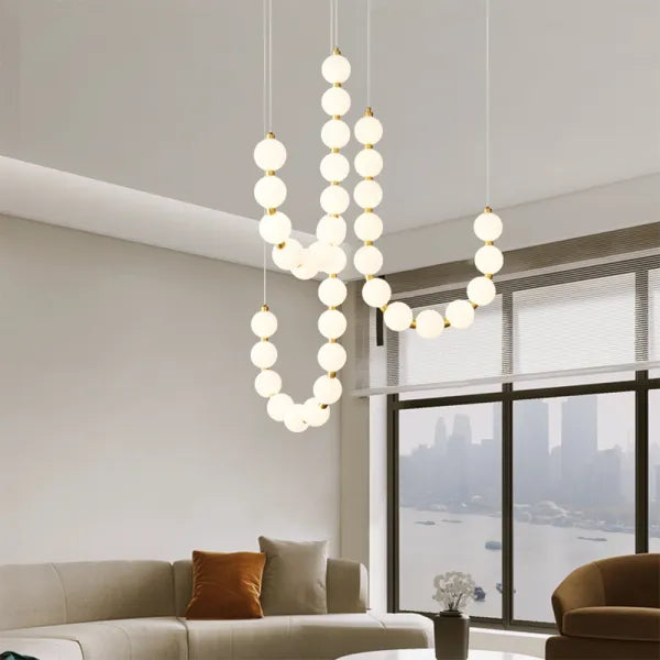 Luxury White Necklace Chandelier