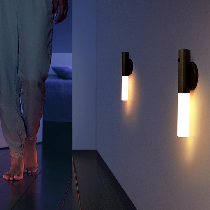 Minimalist Motion Sensor Light – Elegant Rechargeable Light with Magnetic Base for Home or Office