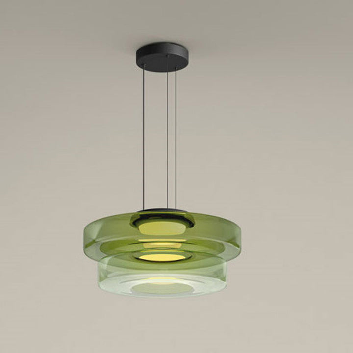 Glass Pendant Lighting In Bauhaus Style