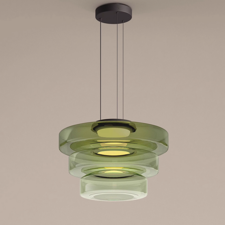 Glass Pendant Lighting In Bauhaus Style