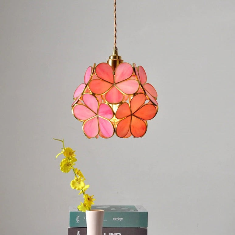 Glass Petal Pendant Light - Nordic Style