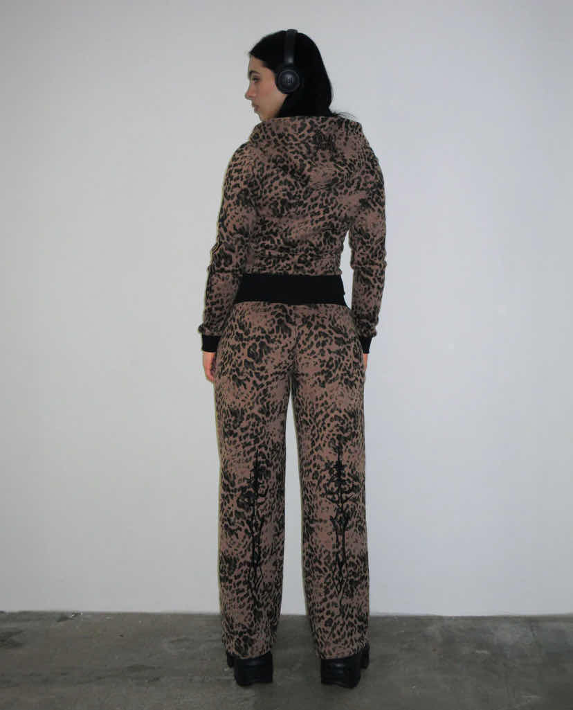 Leopard Print Tracksuit