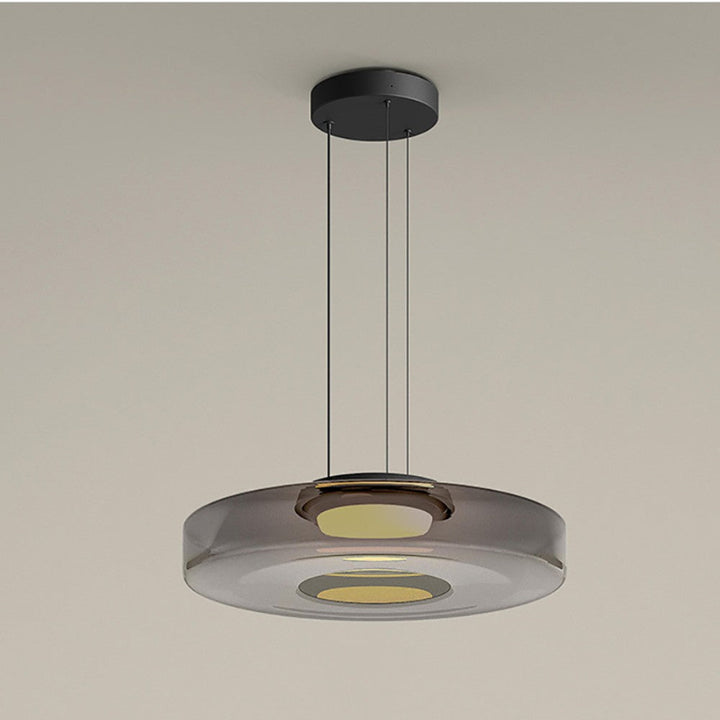 Glass Pendant Lighting In Bauhaus Style