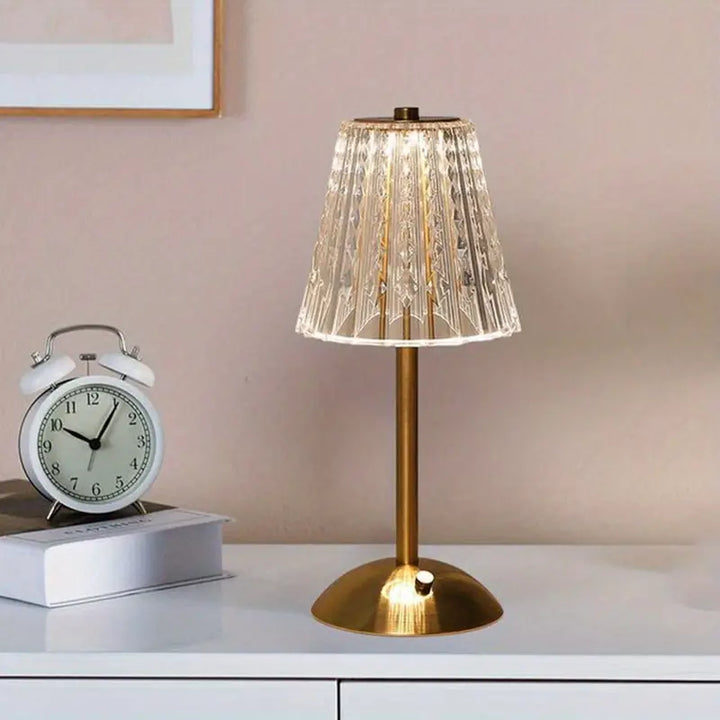 LuxoBeam | Modern & Luxurious Crystal Table Lamp