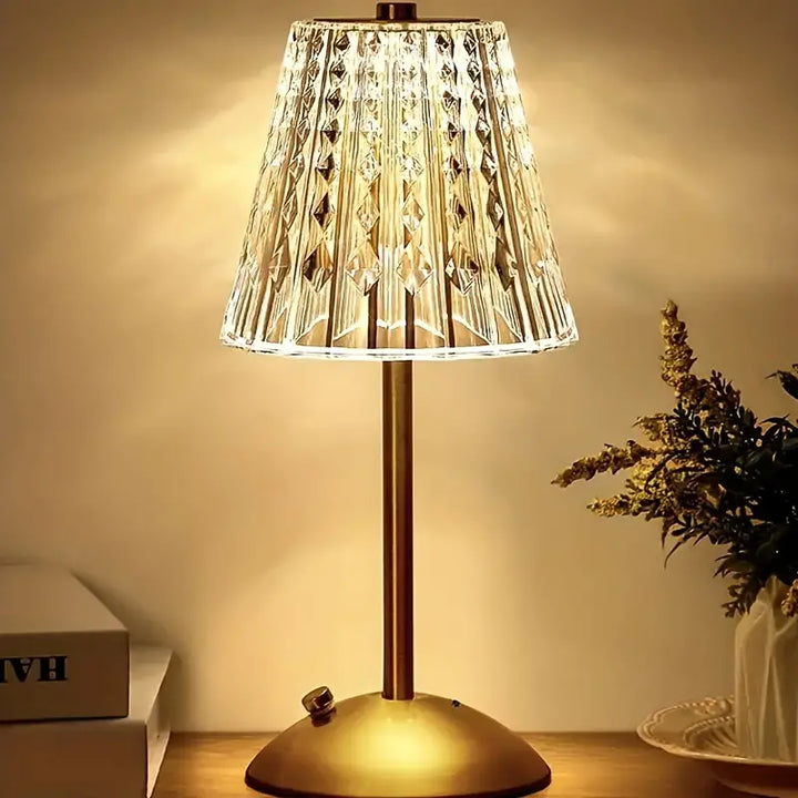 LuxoBeam | Modern & Luxurious Crystal Table Lamp