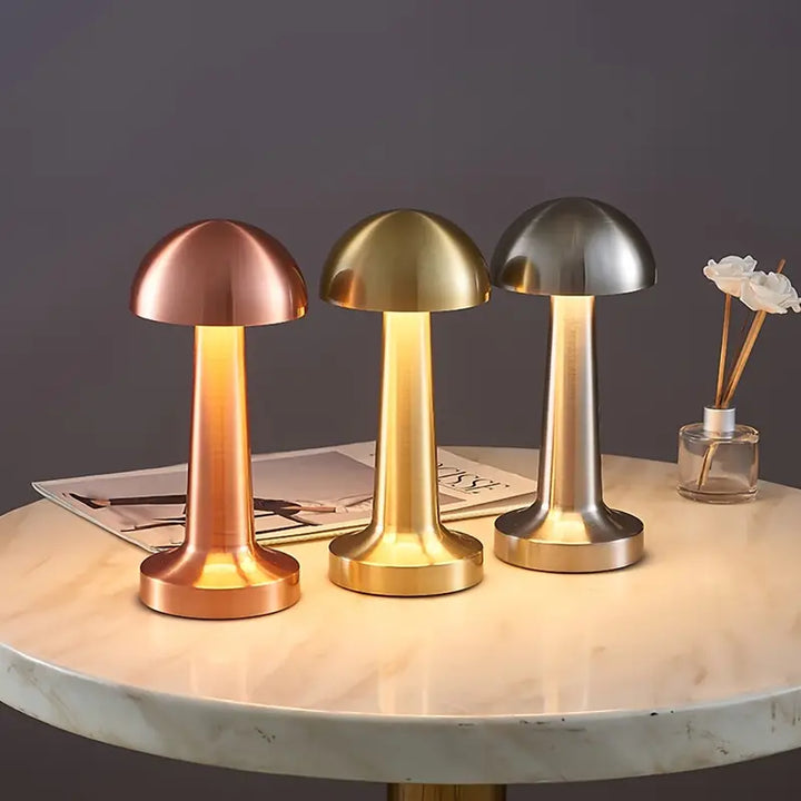 LunaGlow | Vintage & Elegant Mushroom Table Lamp