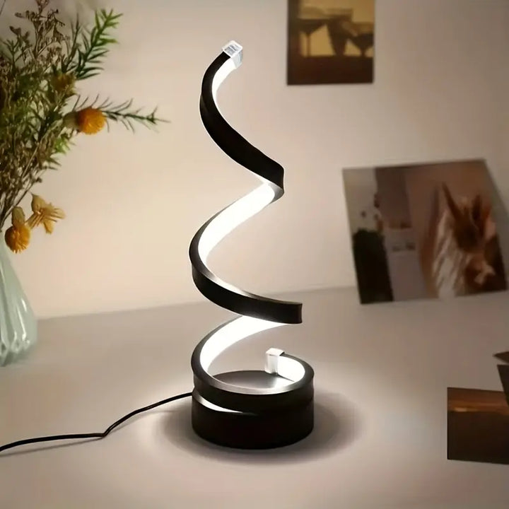 LumiCurve | Compact and Versatile Spiral Lamp