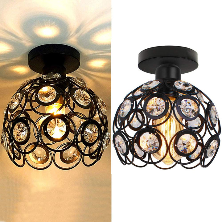 Fancy Gold Luxury Ball Hallway Ceiling Light