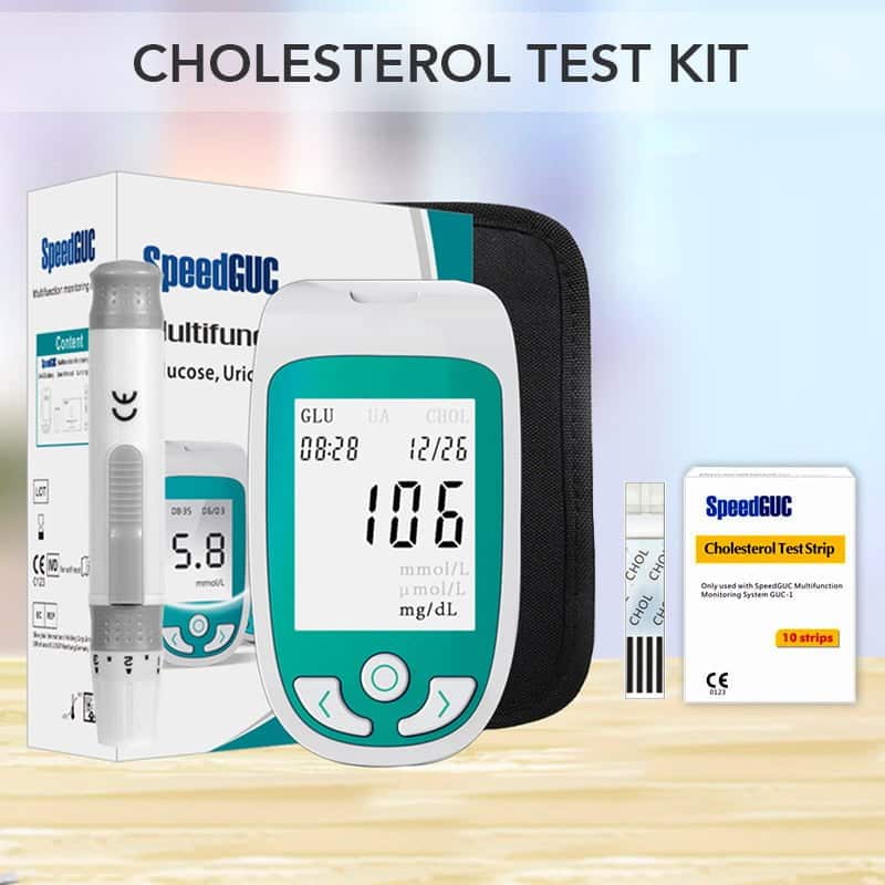 3 In 1 Multifunctional Health Monitor (Cholesterol, Glucose & Uric Acid) - Home Cholesterol Test Kit