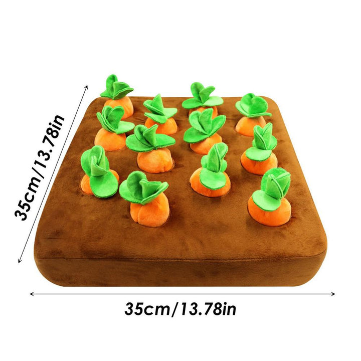 Carrot Field Pet Plushie Toy