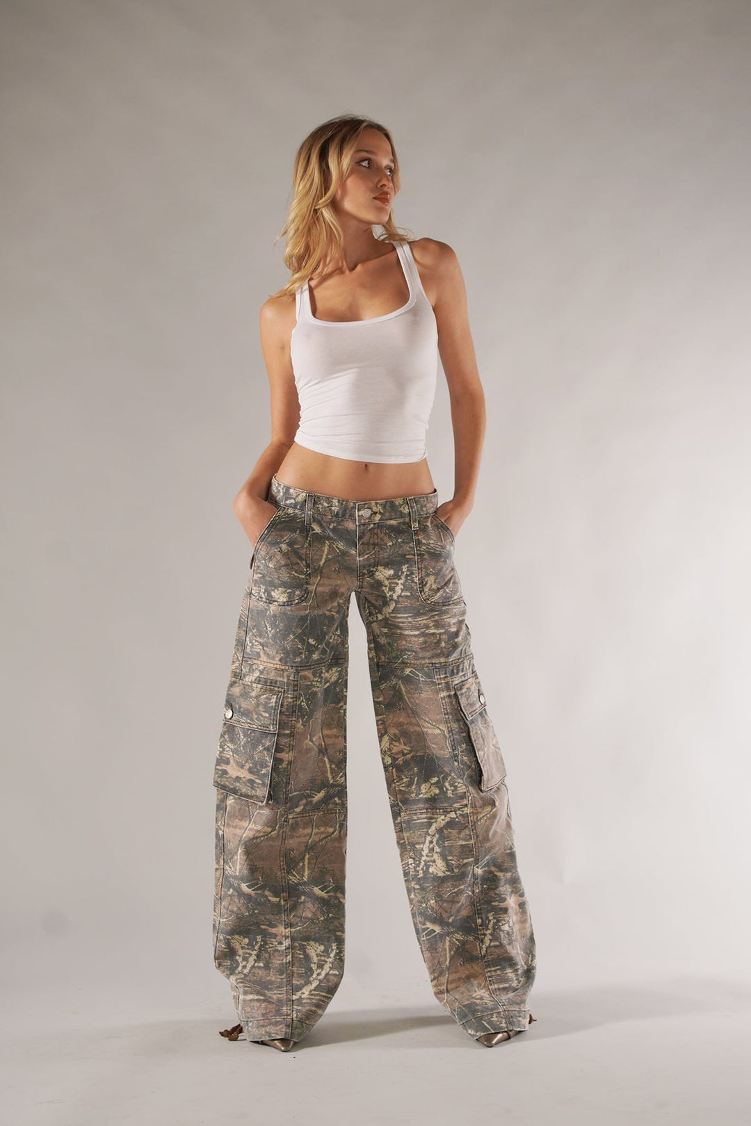 Unisex Camo Cargo Pants