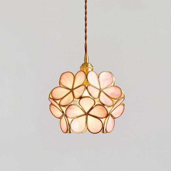 Glass Petal Pendant Light - Nordic Style