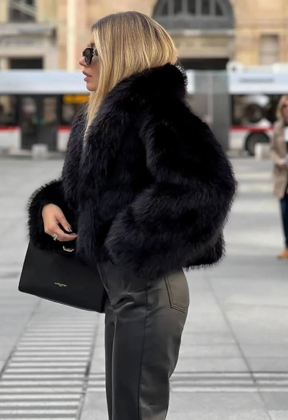 Synthetic Fur Coat