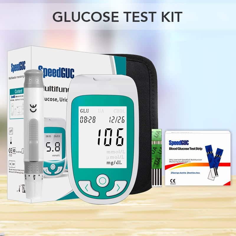 3 In 1 Multifunctional Health Monitor (Cholesterol, Glucose & Uric Acid) - Home Cholesterol Test Kit