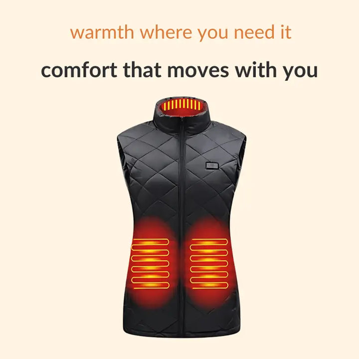 Women's Heated Gilet for Instant Warmth