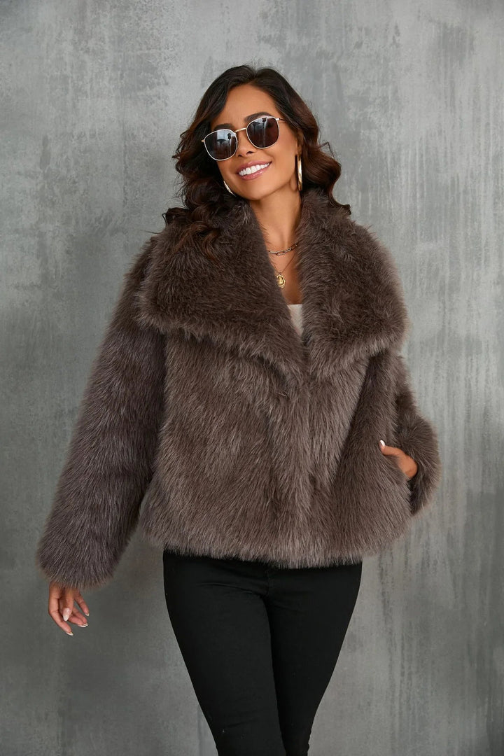 Synthetic Fur Coat