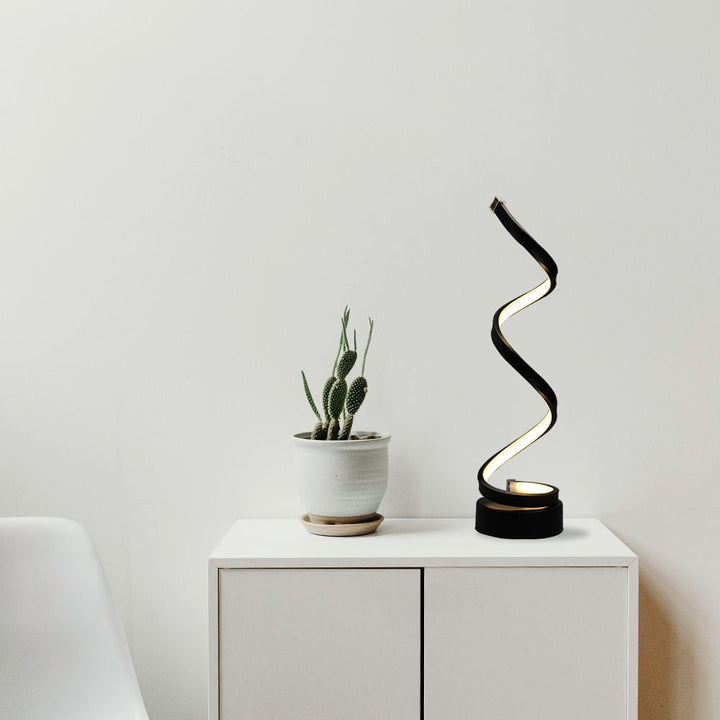 LumiCurve | Compact and Versatile Spiral Lamp