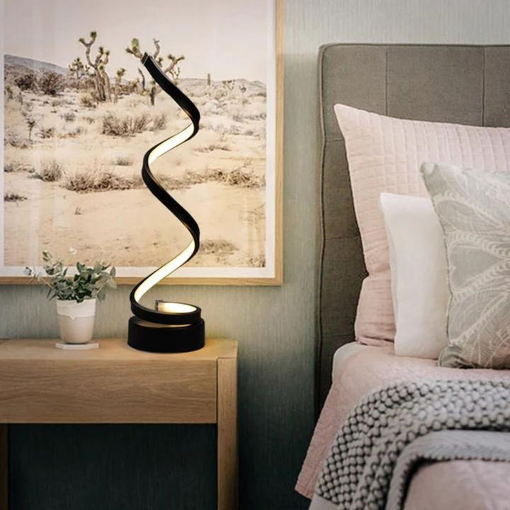 LumiCurve | Compact and Versatile Spiral Lamp