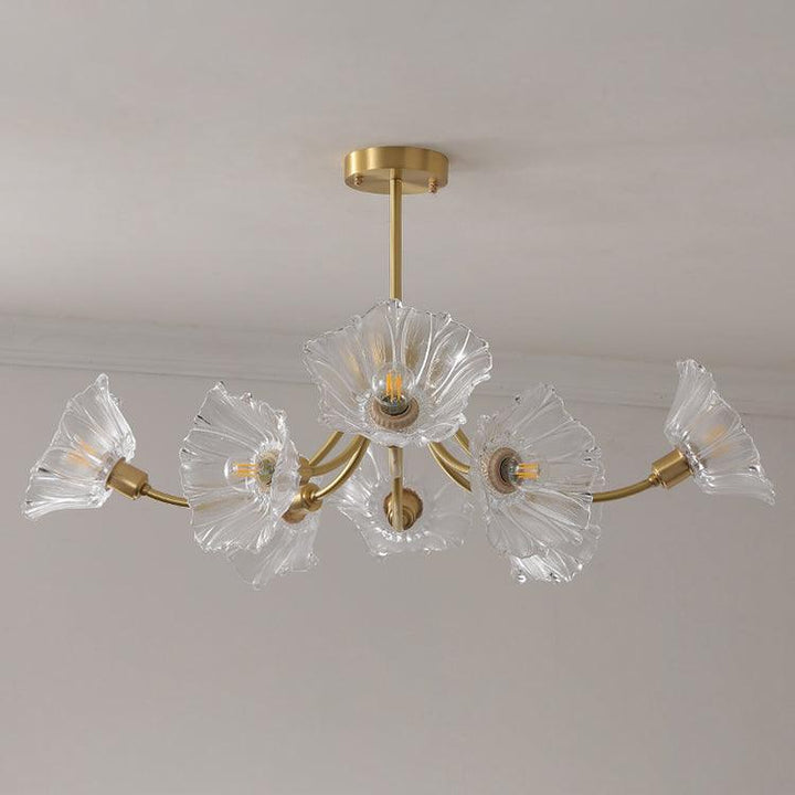 Kalin Flower Glass Chandelier