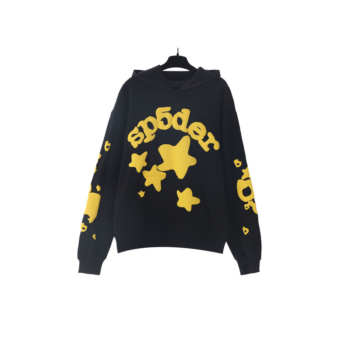 24SS Unisex Hip-Hop Hoodie - Heavyweight "555555" Sweatshirt