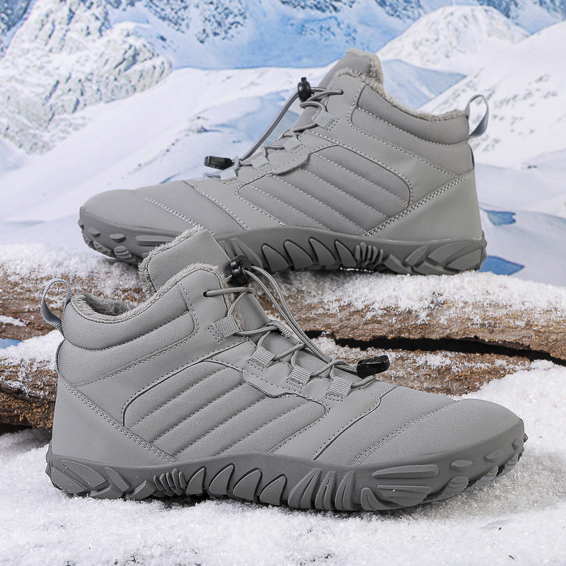 Casual Adventure Healthy Warm Snow Boots Non-slip & Waterproof Winter Barefoot Shoe (Unisex)