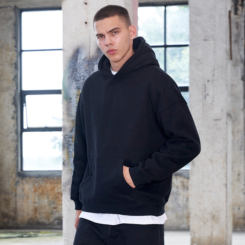 Heavyweight Oversized Men's Hoodie – Casual Streetwear Hoodie