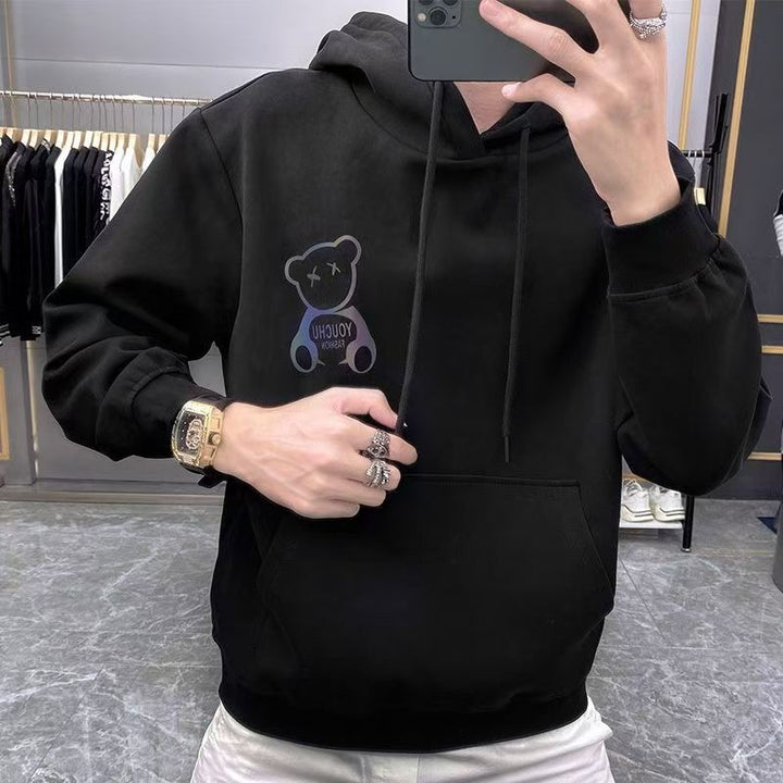 2024 Fall/Winter Men's Fashion Hoodie | Stylish Cotton Long Sleeve Pullover | Men's Casual Layering Sweatshirt