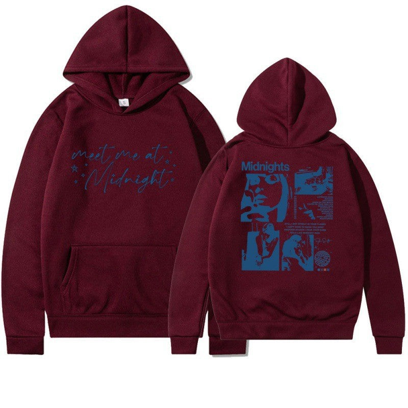 "Meet Me at Midnight" Hoodie - Stylish Unisex Pullover with Hood