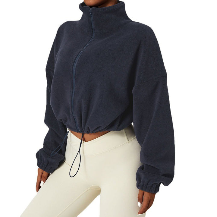 Women's Zip-Up Relaxed Fit  Outdoor Fleece Jacket